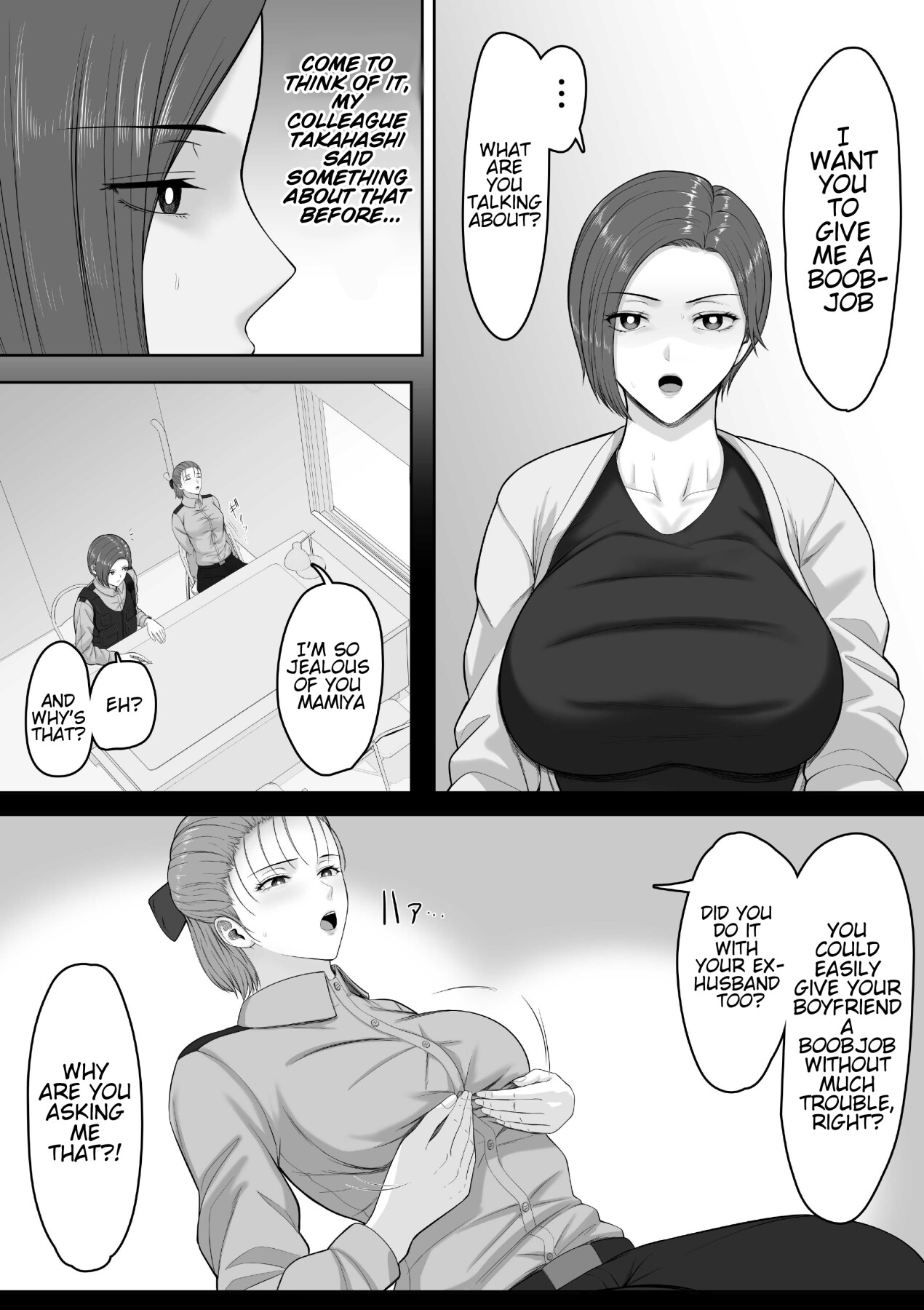 Hentai Manga Comic-The story of how my seriously huge-breasted police sergeant mom milked my dick with her pussy.-Read-22